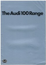 AUDI 100 C2 SERIES 1.6 2.0 2.2 SALOON AVANT ORIG 1979 FACTORY UK SALES BROCHURE
