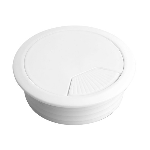 60mm white plastic - white,