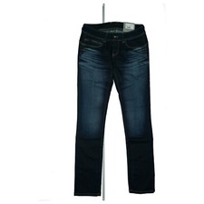 Pepe Jeans New Brooke Women Stretch Pants Slim Fit Leg Zip W28 L32 Dark Blue NEW