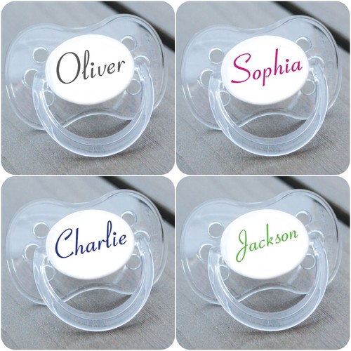 Personalised dummy pacifier - personalised,