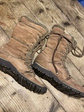 Skechers Grand Jams Boots Women Brown Size 6 Leather Upper Faux Fur Lace Up 