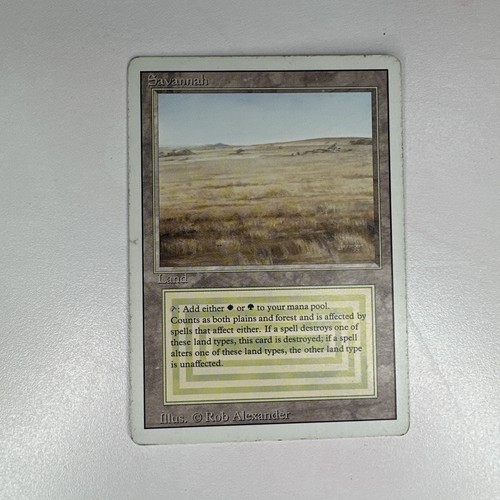 Mtg savannah dual land - savannah,