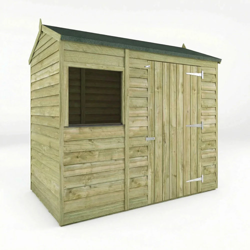 6x4 wooden garden shed reverse - 6x4,