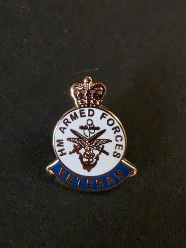Queens crown veteran pin - queens,