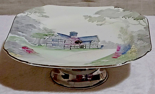 Shelley c1928 square cake - shelley,