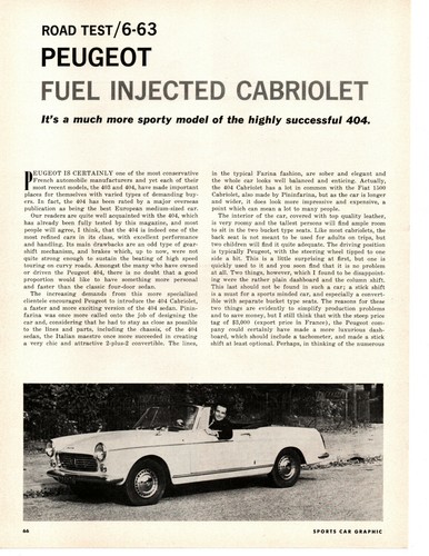 1963 fiat 404 fuel - 1963, injected