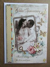 On Your Golden Wedding Anniversary cards. Multiple designs. Select one card.