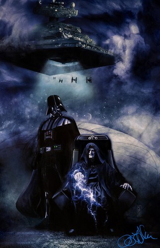 Star wars emperor - star,