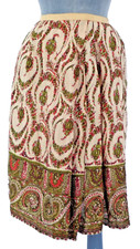 DAY Birger et Mikkelsen Skirt Flared Midi Floral Paisley Sequin Bohemian UK 8
