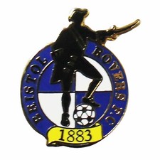 New bristol rovers crest pin - bristol,