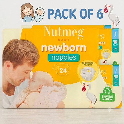Nutmeg newborn nappies size - size, 1