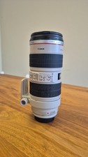 Canon EF 70-200mm f/2.8 L USM Lens with lens hood and tripod collar