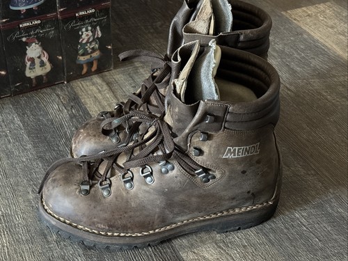Meindl brown leather hiking - meindl,