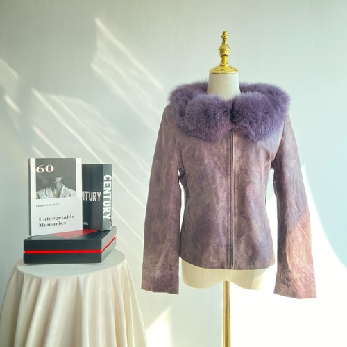 Vintage lavender leather - vintage,