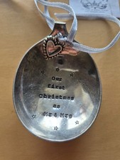 1st Anniversary Hand Stamped