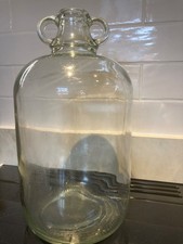 Demijohn Glass Bottle Wine / Beer Making Double Handled. Used 5 litre. 
