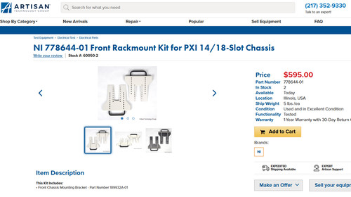 National instruments rack - national,
