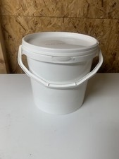 10 X 10 Litre White Food Grade Buckets NEW see Details BAIT RESIN STORAGE HONEY