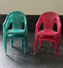 Miniature Syroco Monobloc Stacking Chairs Advertising Promotional  Models X4