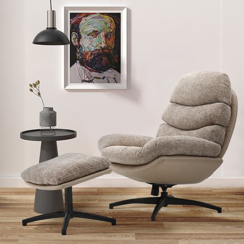 Swivel recliner chair brown - recliner,