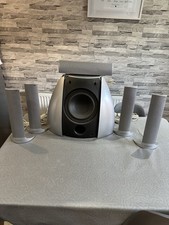 Mission FS1 8” Subwoofer 6.1av NXT surround sound system. 5 extra speakers 8ohm