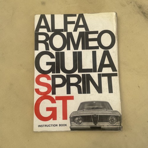 Alfa romeo giulia sprint - alfa, gt