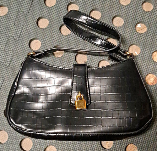Primark black faux - primark,