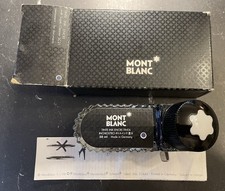 2 Mont Blanc 50ml vintage blue inkwells unused  