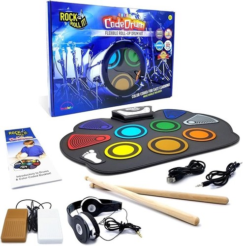 Electronic roll drum kit - up,