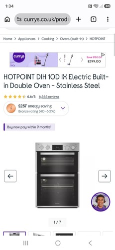 Hotpoint dih 10d - 10d, double
