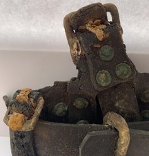 WW1 Somme British Leather Belt And Pouch Relic, Gommecourt Find