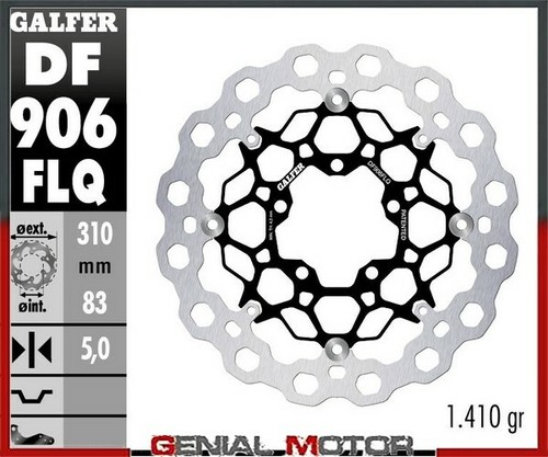 Galfer front brake disc - brake,