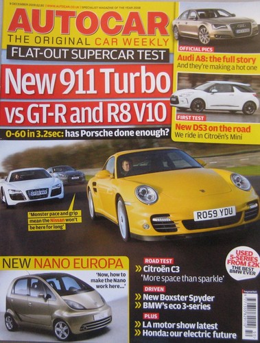 Autocar magazine 2009 - autocar, 9/12/2009