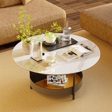 Scratch Resistant Sintered Stone-top Coffee Center Table Accent Display Table UK