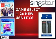 ps4 SINGSTAR + 2 **BRAND NEW**