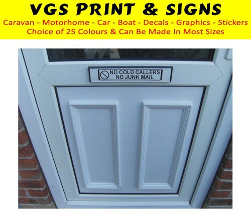Cold callers junk mail - no,