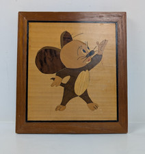 Vintage Wooden Marquetry