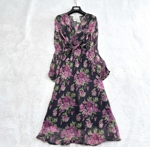 Max mara silk floral maxi - max,