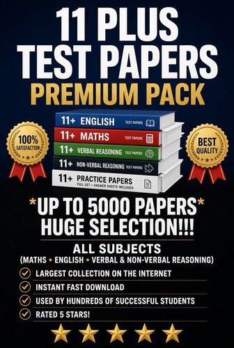 Eleven plus exam test - plus,