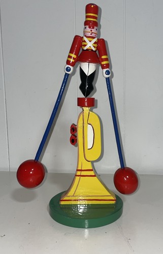 Vintage wooden toy soldier - vintage,