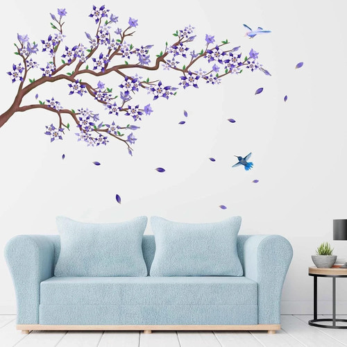 Purple cherry blossom - purple,