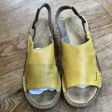 Ladies Rieker Amport Mustard Slingback Sandals Size 6.5