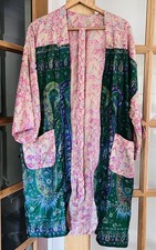 Authentic Silk Dressing Gown kimono Robe Size M