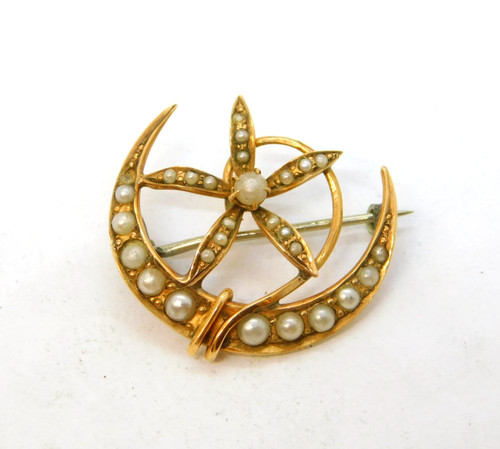 Victorian 9ct gold - &, seed