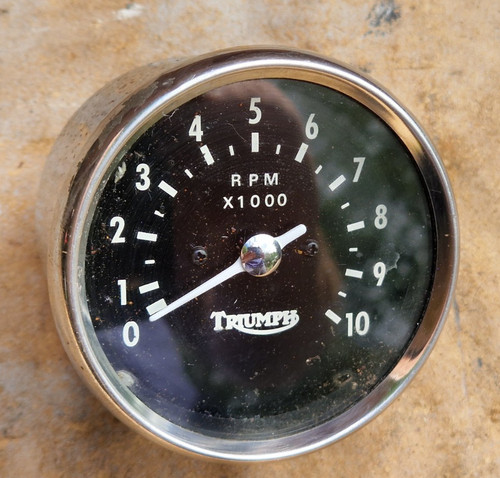 Classic triumph motorcycle rev - motorcycle,