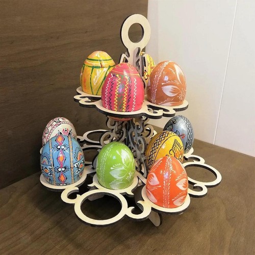 Easter eggs stand wooden - eggs,