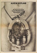 Alice Cooper - Scottish Tour