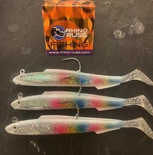 3 x Sandeel Candy King Savage sea Fishing Lures Jighead  Bass Pollock Wreck Gear