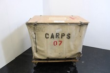 STEELE CANVAS BASKET CORP Canvas Wood Covered Truck. (20 bushel/4 inch castors)
