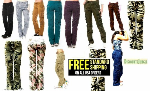 Womens cargo pants combat - pants,